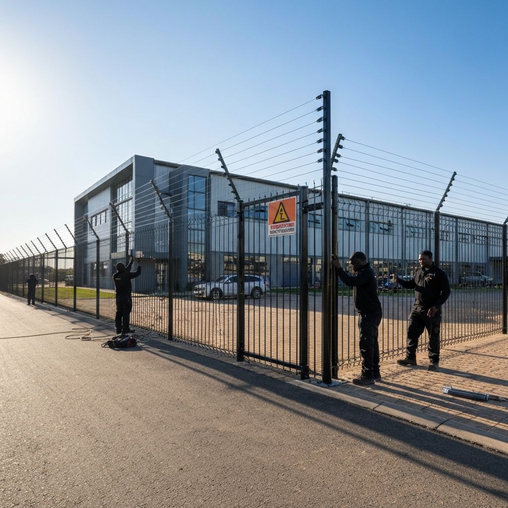 Commercial Property Fence